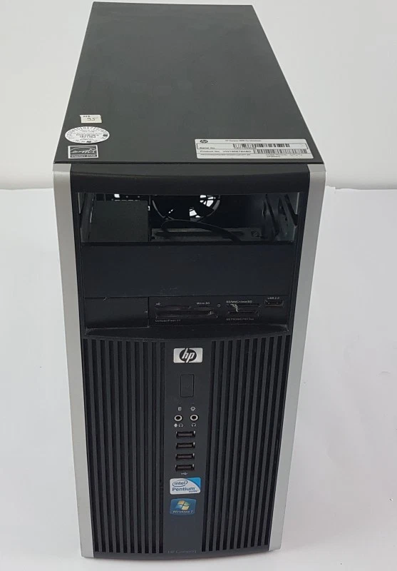 HP 503361-005 Micro-BTX Leer Gehäuse Empty Case mit Front USB und Card-Reader
