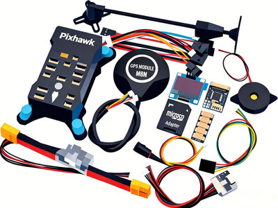 Pixhawk PX4 M9N GPS PIX 2.4.8 32 Bit Flight Controller With Autopilot  Safety Sw