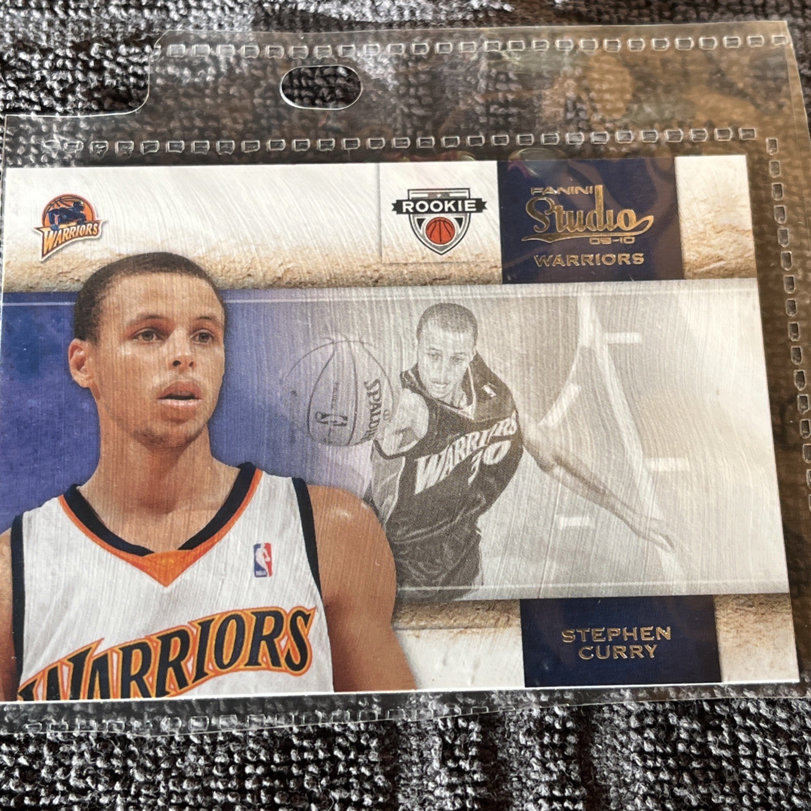 2009-10 Panini Studio Rookie Stephen Curry #129 Golden State Warriors