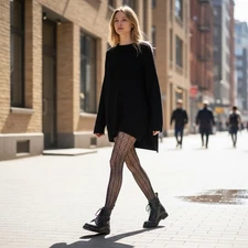 Wolford Tights Dianne Size Medium Diamond