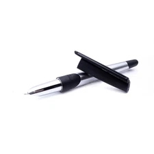 S.T. Dupont Defi Millennium Fountain Pen Brushed Chrome / Matte Black
