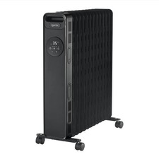 Igenix IG2626BL LED Digital Oil Filled Radiator 2500W Black Heater Heating