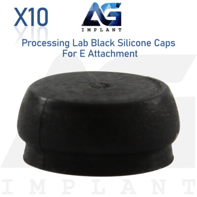 x10 Processing Lab Regular Silicone Caps For E Attachment Dental Overdenture