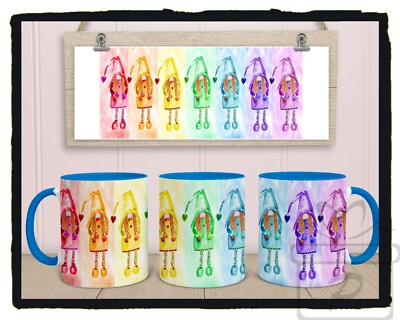 Mädchen Gonk Tasse Untersetzer Tischset Artikel/Sets-ideales Geschenk für Geburtstage Weihnachten etc.