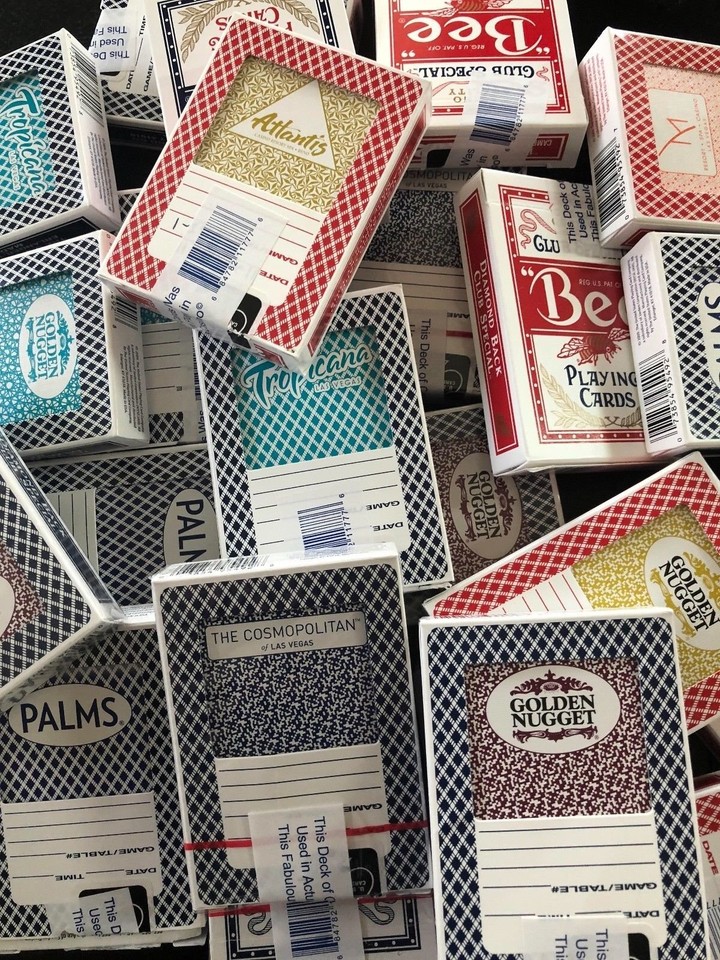 2 Random Las Vegas Casino Used Playing Cards Deck eBay