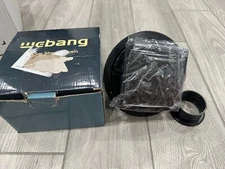 Webang 4 X 4Inch Square Shower Floor Drain, Stainless Steel Matte Black Open Box