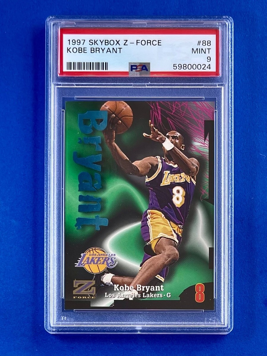 1997-98 Skybox Z Force Kobe Bryant Card #88 PSA 9 MINT 2nd Year