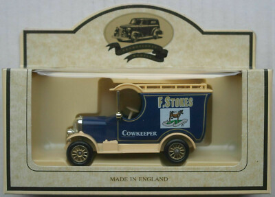 Lledo 1926 Bull Nose Morris Van F STOKES COWKEEPER Oldtimer Days-Gone DG Promo