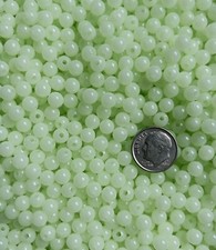 6mm Round Glow in the Dark Beads 500pc crafts fishing lures rigs Jolly Store