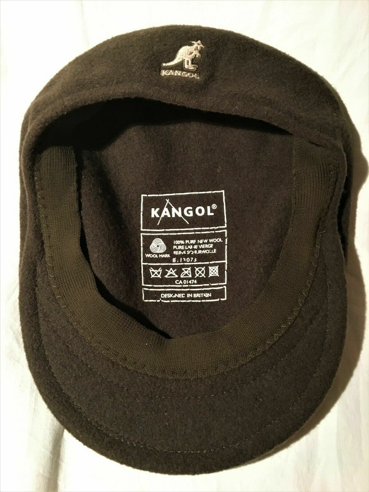 Купить KANGOL WOOL 504 FLATCAP OLIV 
