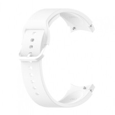 Watch Band Compatible With SAMSUNG GALAXY WATCH 5 PRO 45MM White Rubber