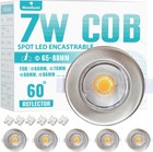 7W Spot LED Encastrable Extra Plat,600LM Equivalent 65W Halogène Incandescence