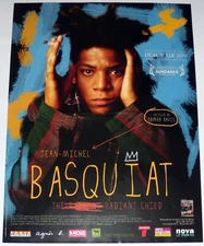 JEAN-MiCHEL BASQUiAT : THE RADiANT CHiLD modern art painting SMALL french POSTER