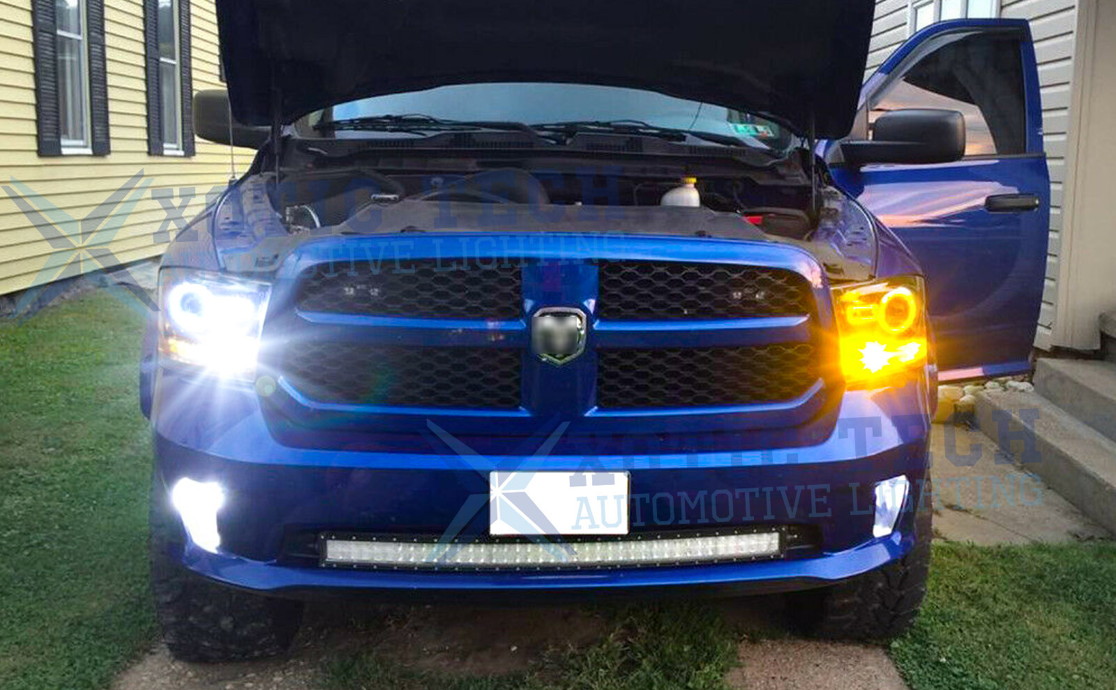 White Amber LED Switchback Bulbs 3157A For Ram 1500 2500 3500 Turn Signal Light eBay
