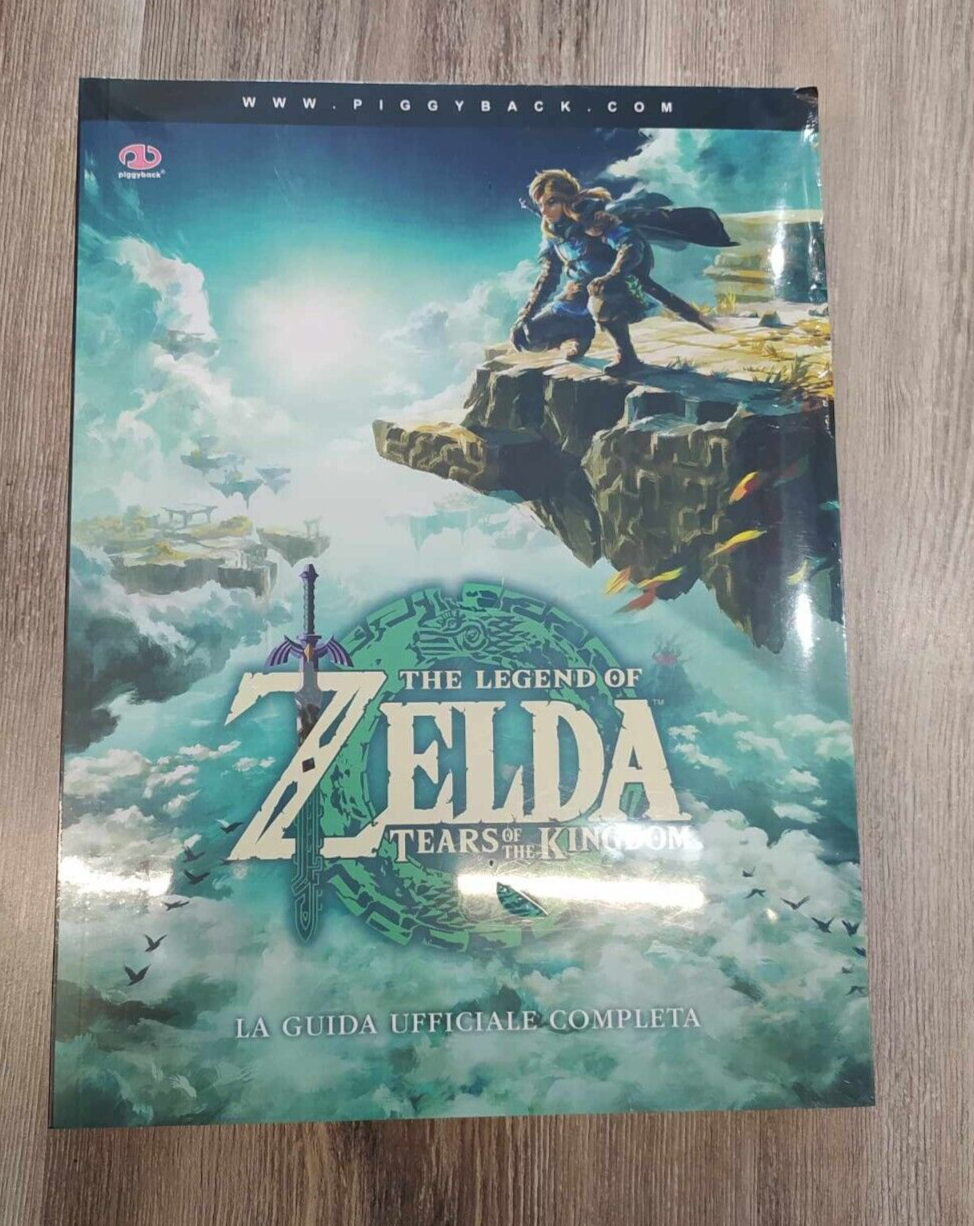THE LEGEND OF ZELDA TEARS OF THE KINGDOM GUIDA UFFICIALE ITA standard PIGGYBACK