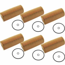 For VW VOLKSWAGEN TDI ENGINE OIL FILTER ALH BEW BHW HU 726/2X - Set of 6