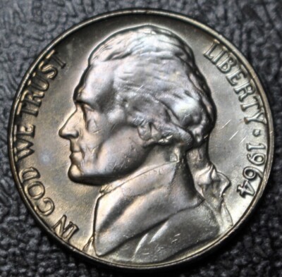 1964 D USA - FIVE CENTS - COPPER-NICKEL - Jefferson Nickel - Nice 