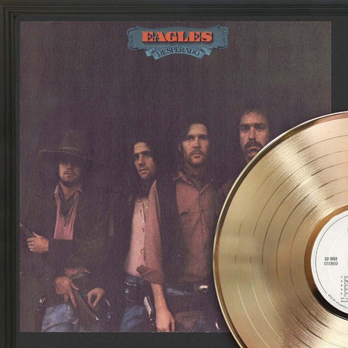 Eagles Framed wood Legends Of Music LP Record Display. "C3" - Picture 2 of 4