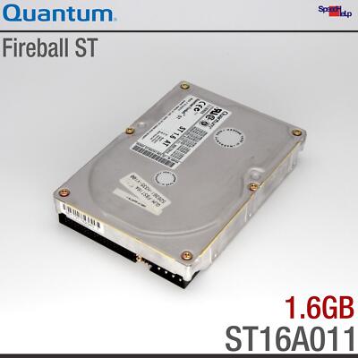 IDE ATA HDD QUANTUM FIREBALL ST 1.6AT 1600MB 1.6GB ST16A011 FESTPLATTE HARD DISK