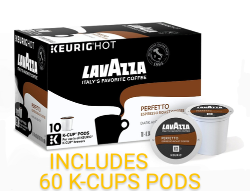 Lavazza Perfetto Coffee, Keurig K-Cups, 60 Count