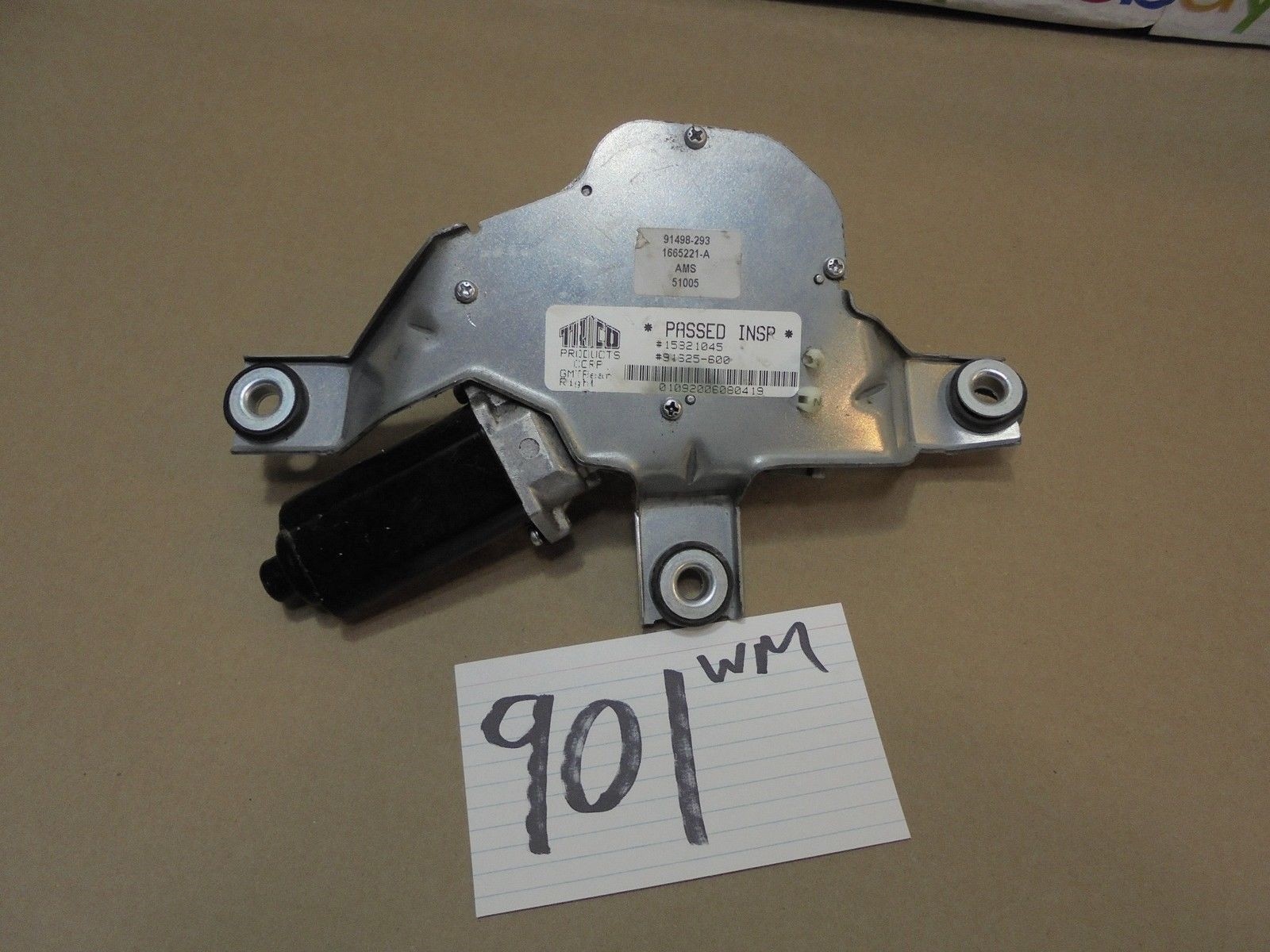02 03 04 05 06 07 Saturn Vue FRONT Used front Windshield Wiper Motor #901-WM