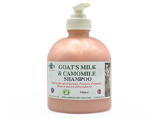 Goats Milk & Camomile Shampoo Goat Eczema Psoriasis itchy scalp sensitive 300ml