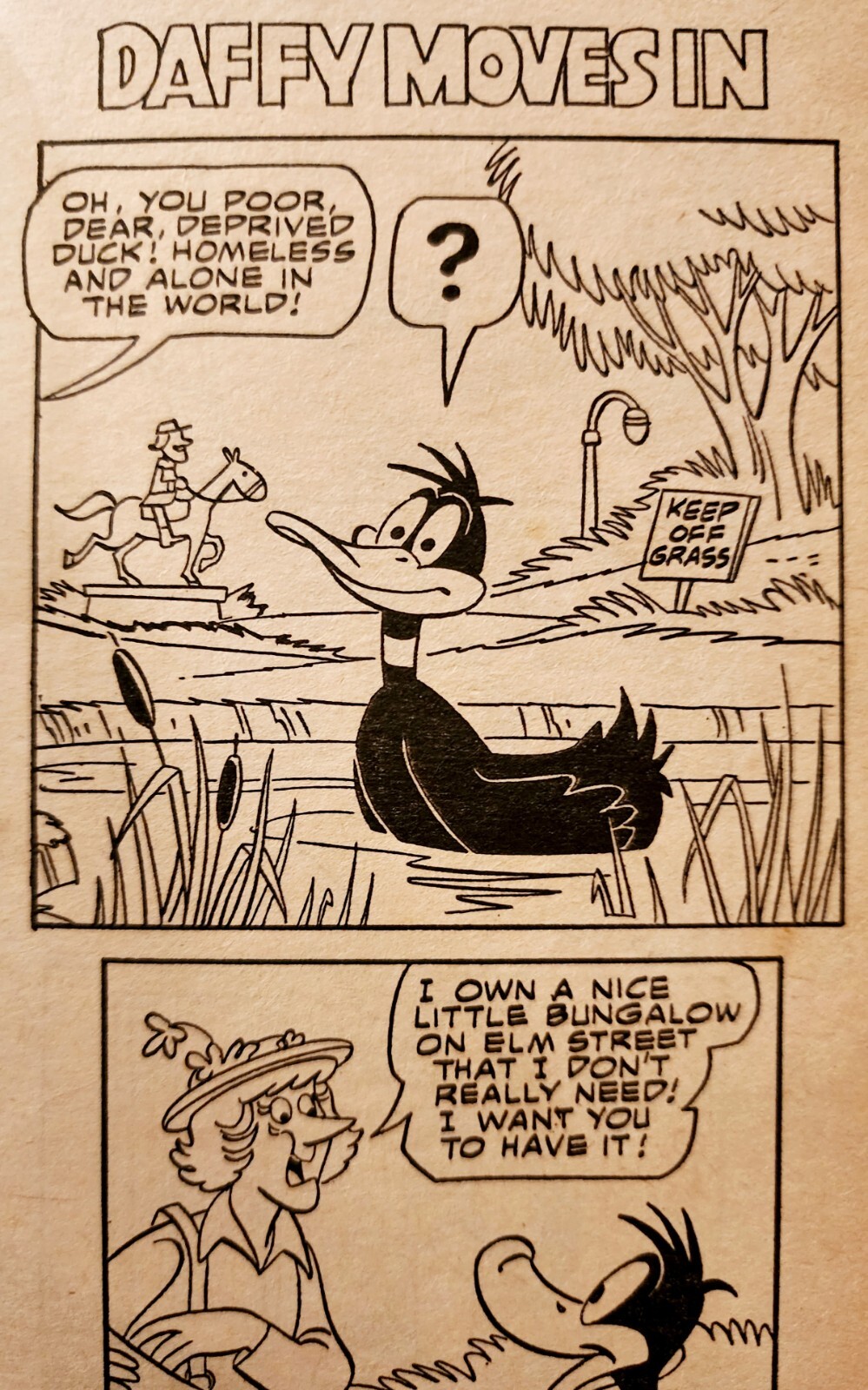 1980 Daffy Duck Paperback Comic Booklet 1st Edition Warner Brothers Vintage C83