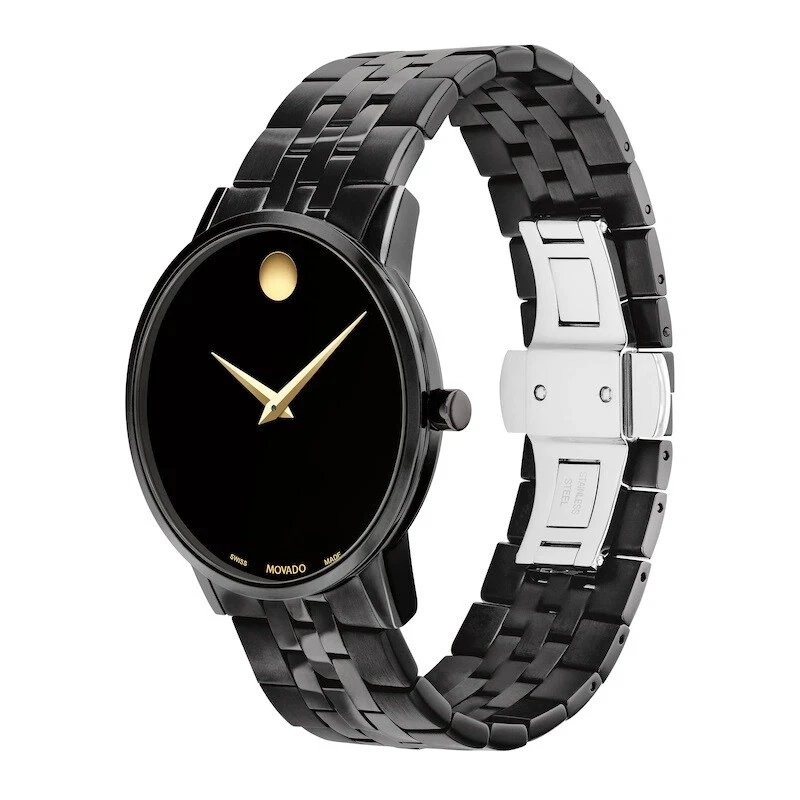 Movado museum black pvd cheap