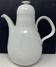 Vintage Heinrich White Coffee Pot Germany Coffeepot