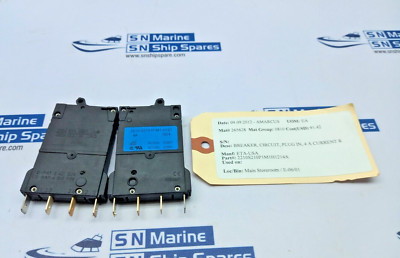Eta-Usa 2210S21P1M1H121 Schutzschalter Stecker 4A 2PCs Pin Lot