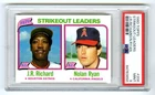 NOLAN RYAN~1980 TOPPS '79 STRIKEOUT LEADERS PSA-9 MINT MLB CARD #206 (NEW CASE)
