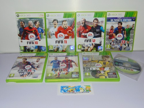 FIFA 10-17 EA Sports Football 8 Spiele Bundle Lot Microsoft Xbox 360 PAL