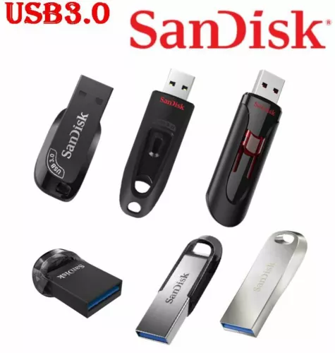 SanDisk 16GB 32GB 64GB 128GB 256GB ULTRA FIT USB 3.0 Flash Drive Memory Stick AU