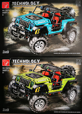 TGL T5010 | JEEP WRANGLER OFFROAD opt. RC 2.680 Klemmbausteine Bauset NEU & OVP