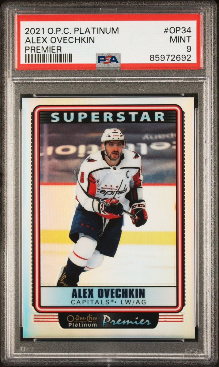 2021-22 OPC PLATINUM HOCKEY ALEX OVECHKIN SUPERSTAR EASTER EGG SSP