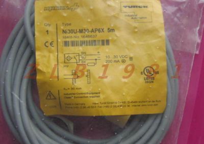 ONE NEW- Turck proximity switches NI30U-M30-AP6X 5M