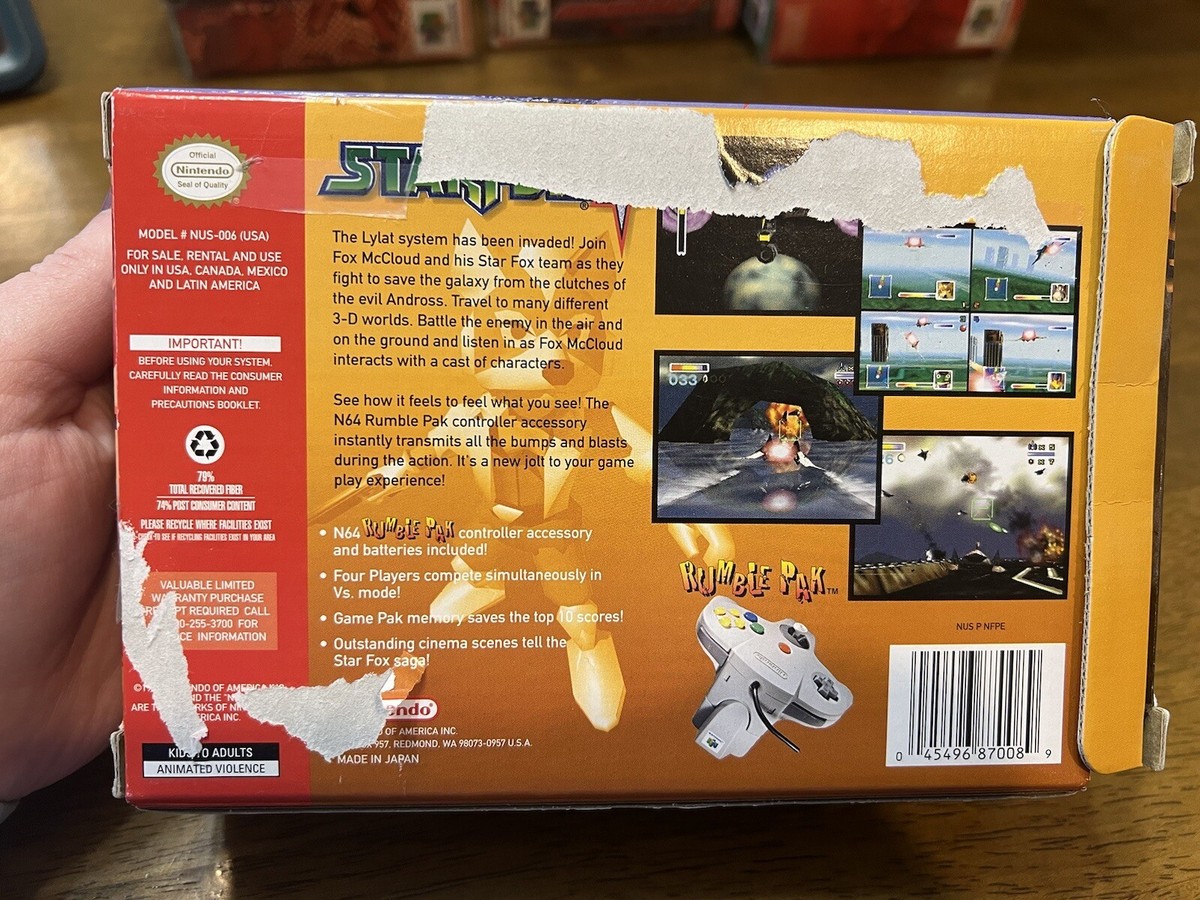 Starfox CIB Nintendo 64 n64 | eBay