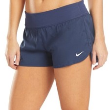 NIKE Women's Solid Element Swimming SWIM Boardshorts NWT Midnight Navy SIZE: XL