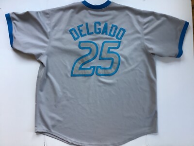 Majestic Toronto Blue Jays Carlos Delgado #25 Stitched Pullover