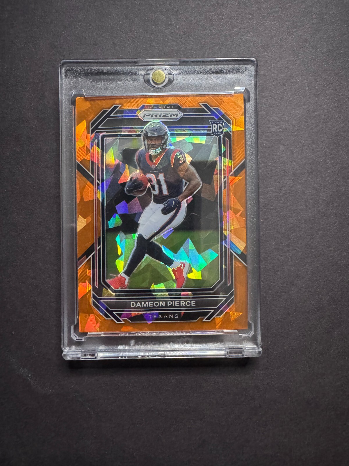 2022 Panini Prizm - Rookies Dameon Pierce #322 Orange Ice Prizm (RC)