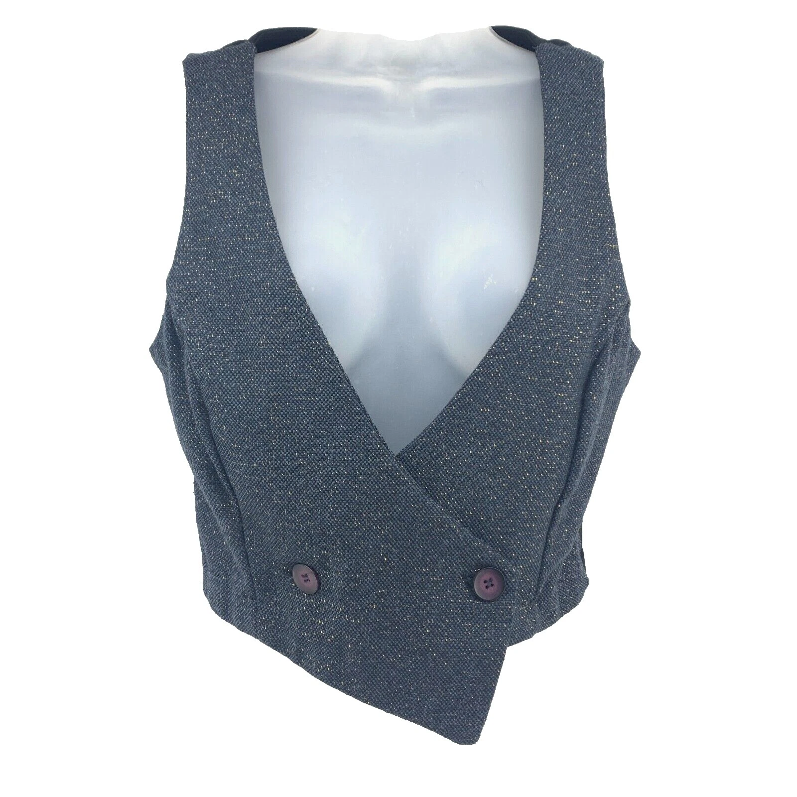 Chalecos de mezcla de lana abrigos, chaquetas y chalecos Vintage para Mujeres