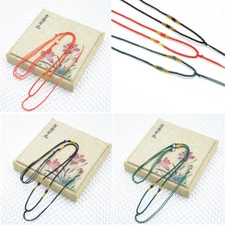 10/30Pcs Handmade Braided Line Rope String Cord Jade Beads for Pendant Necklace