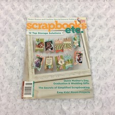 Better Homes and Gardens Magazine Scrapbooks etc June 2012 Edition
