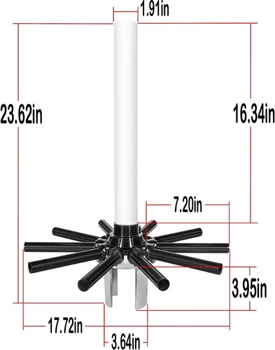 SX210DA Lateral Assembly/w Center Pipe for Hayward Pro Series Sand Filter S220T2 - Picture 6 of 8