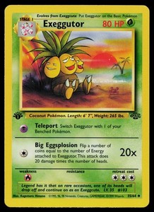 Exeggutor 35/64 Jungle Uncommon Pokemon TCG Card