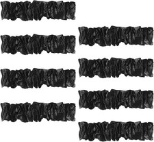 8 Pcs Black Arm Garters, Sleeve Garters for Men Roaring Armband Garter Vintag...