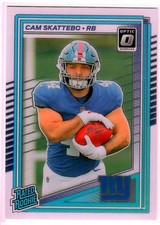 2025 Donruss Optic Football Rookie Card RC RR Cam Skattebo #228 Giants