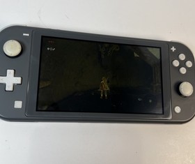 Nintendo Switch Lite 32GB Gray charger 2 Games - Tested