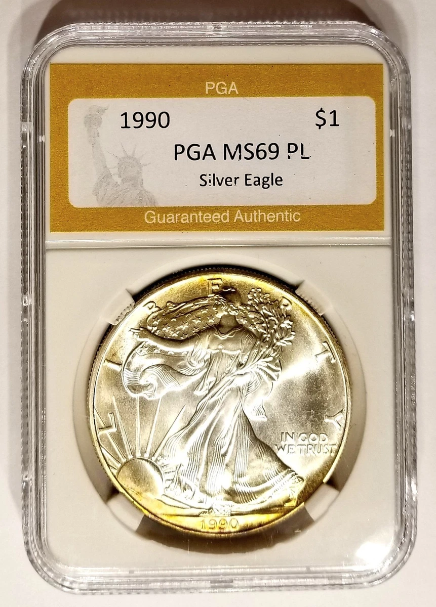 ICG Certified American Eagle MS 69 Silver Bullion Coins for sale