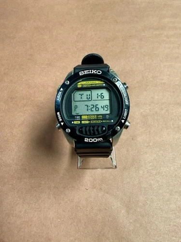 Rare Vintage Seiko Scuba Master M705-5A00 Men’s Digital Diver Watch JDM 1990s